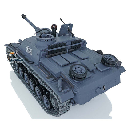 Henglong 1/16 TK7.0 Promotion 3868 German Stug III RTR RC Tank BB Unit IR Smoke Metal Tracks Idlers Sprockets Wheels Gearbox Barrel