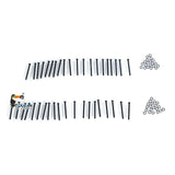 JDM-198 Metal Manual Quick Coupler/Wheel Hubs/Rubber Tire/Fork for 1/14 ZW370 RC Hydraulic Loader DIY Scale Models