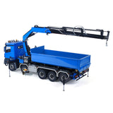 Toucanhobby 1/14 10*10 Metal RC Hydraulic Roll On/Off Dump Truck 9-Way Reversing Valve Rear Axle Steering for Construction Vehicle Enthusiasts