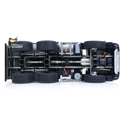 TOUCAN RC HOBBY MD 1/14 6*6 Metal Radio Control Hydraulic Dump Truck 2-Speed Gearbox RC Tipper Model Differential Locks Radio Light Sound System