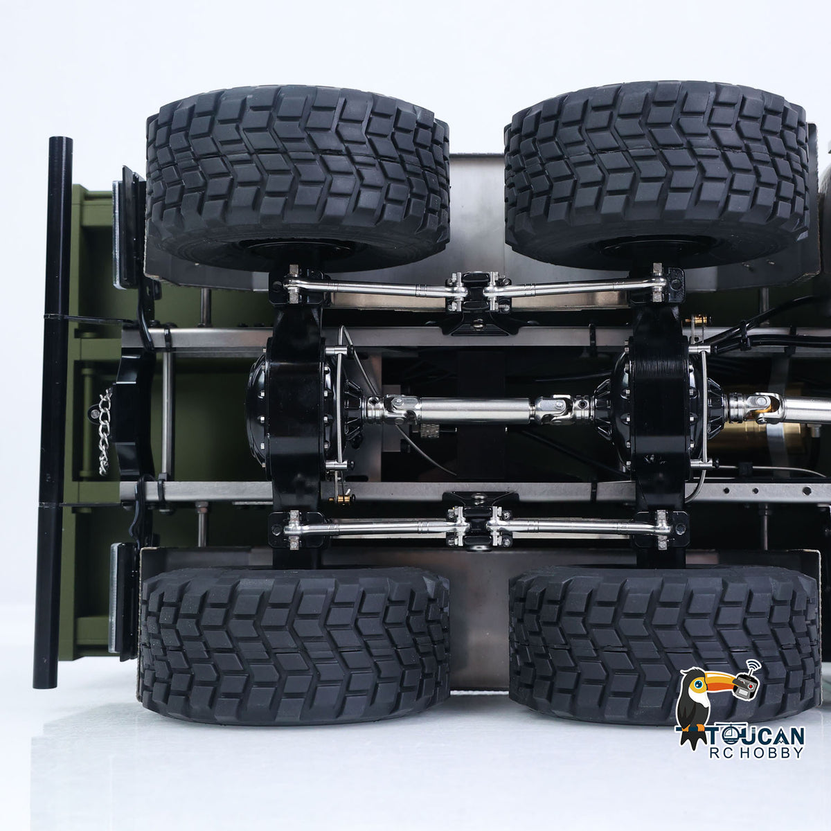 TOUCAN RC HOBBY MD 1/14 6*6 Metal Radio Control Hydraulic Dump Truck 2-Speed Gearbox RC Tipper Model Differential Locks Radio Light Sound System
