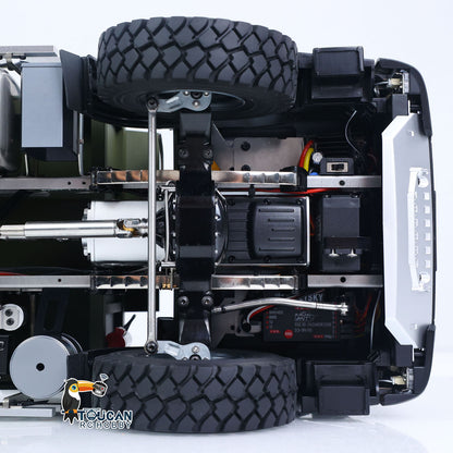 TOUCAN RC HOBBY 2-Speed MD 1/14 6x6 Metal Remote Control Hydraulic Dump Truck RC Tipper Diff Locks Radio Light Sound Battery Charger RTR Model