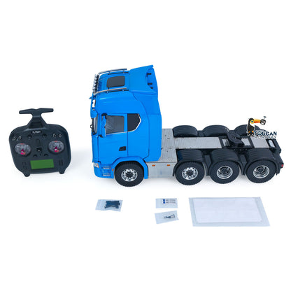In Stock TOUCAN RC HOBBY 1/14 8x8 Remote Control Tractor Truck 2Speed Transmission RC Lorry Engineering Vehicle Metal Chassis Light Sound System