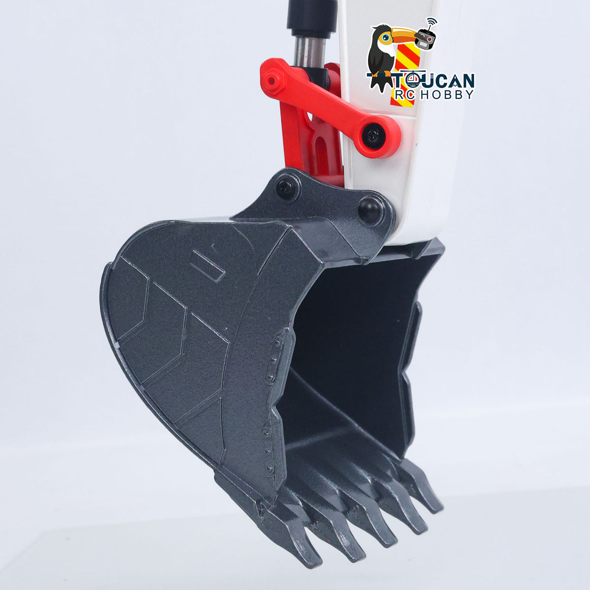 TOUCAN RC HOBBY 1/14 HUINA RC Metal Excavator Model Toys 1594 Radio Control Digger Light Sound Battery