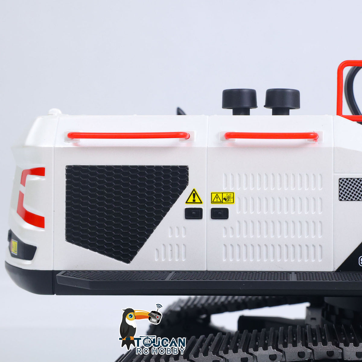 TOUCAN RC HOBBY 1/14 HUINA RC Metal Excavator Model Toys 1594 Radio Control Digger Light Sound Battery
