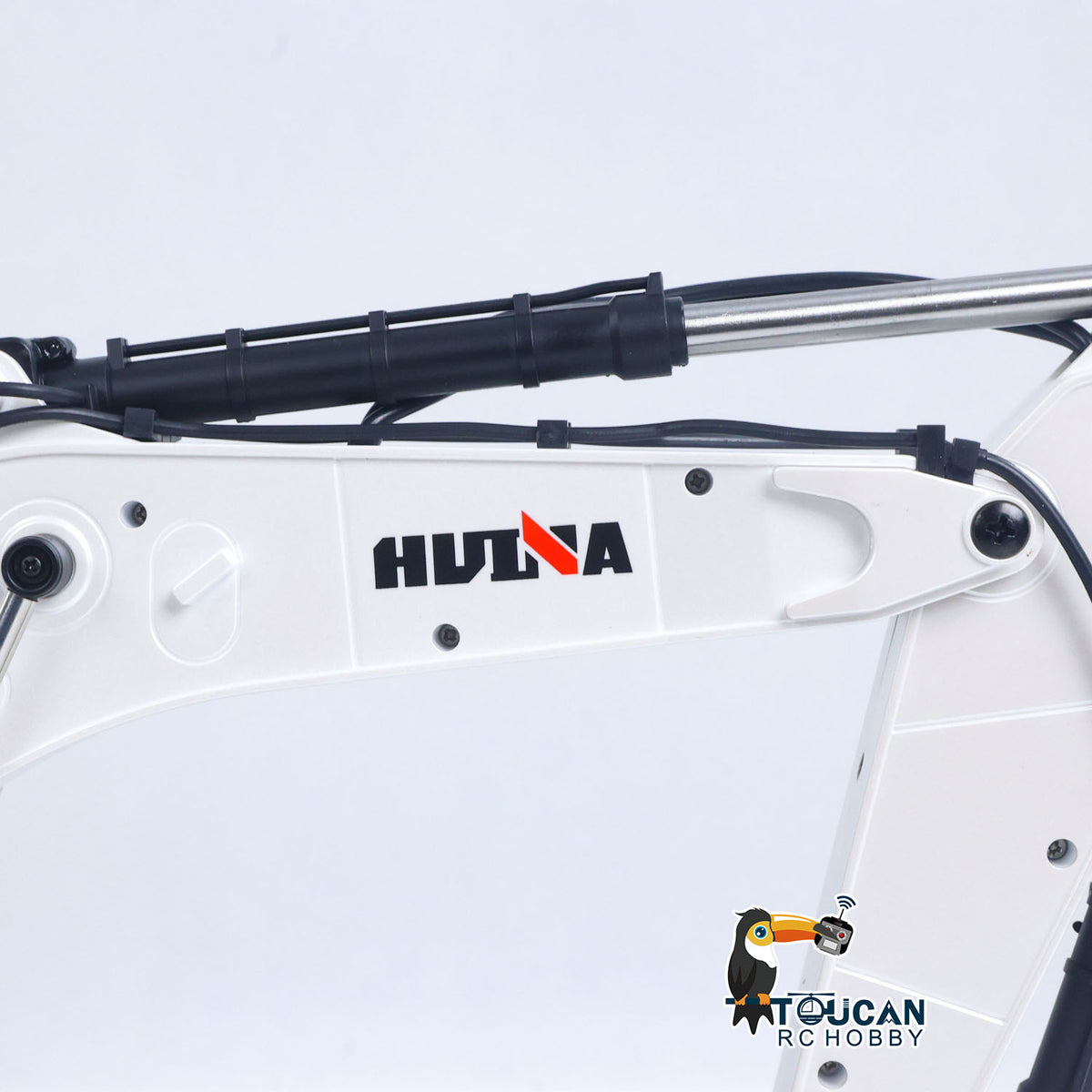 TOUCAN RC HOBBY 1/14 HUINA RC Metal Excavator Model Toys 1594 Radio Control Digger Light Sound Battery