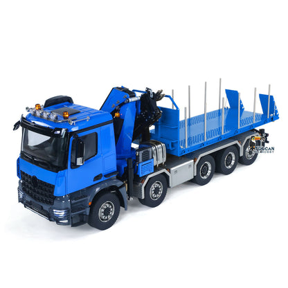 Toucanhobby 10x10 1/14 Metal RC Hydraulic Roll on Roll off Dumper Construction Vehicle 9-Way Reversing Valve Rear Axle Lifting for Hobbyists