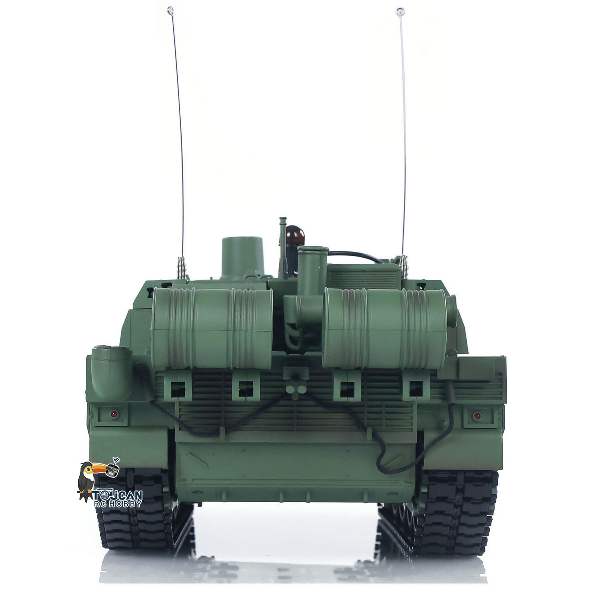 1/16 Tongde RC Panzer H2408 Leclerc Kampfpanzer RTR Infrarot BB Schießen Barrel Rückstoß 320 Grad Elektrisches Spielzeugmodell Batterie