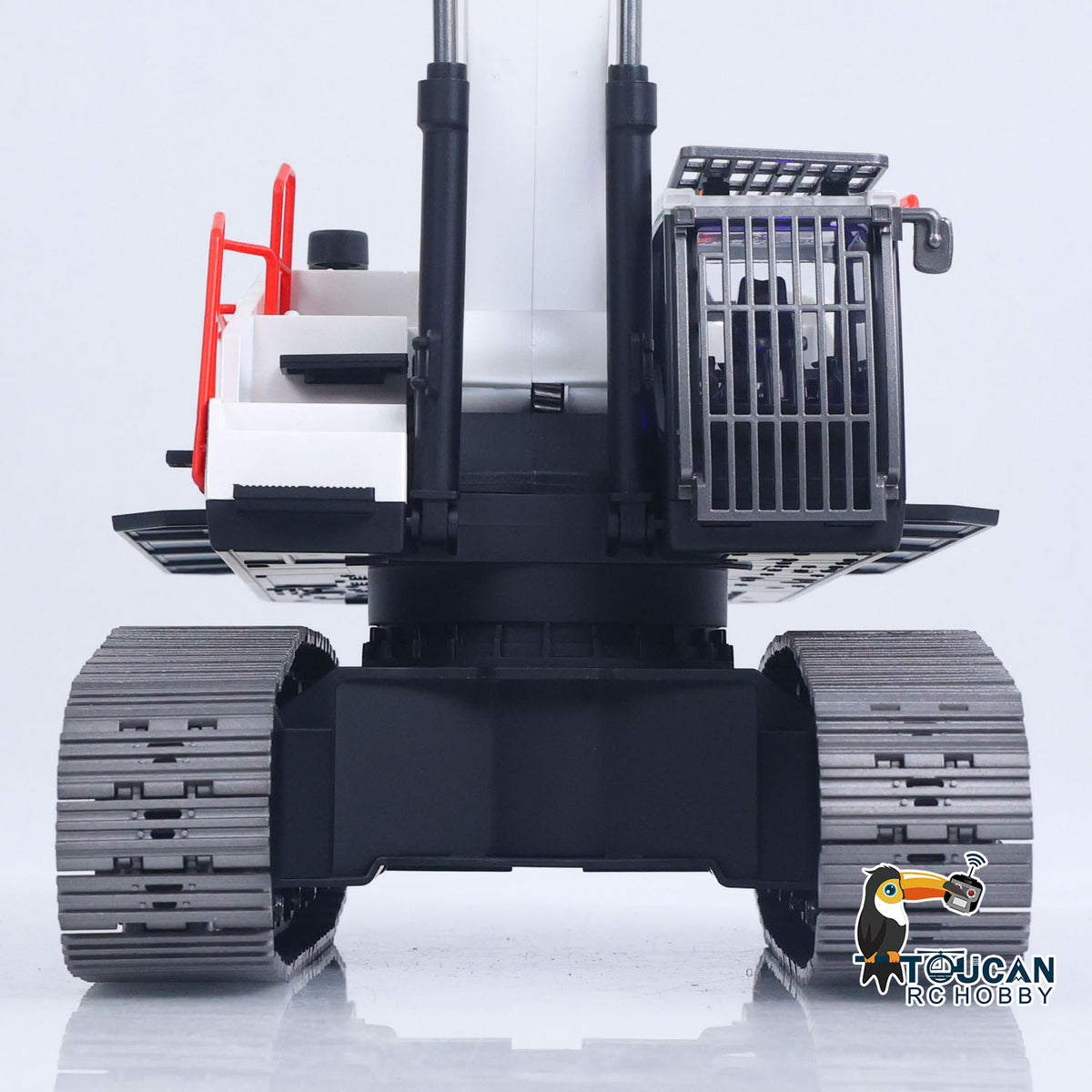 TOUCAN RC HOBBY 1/14 HUINA RC Metal Excavator Model Toys 1594 Radio Control Digger Light Sound Battery