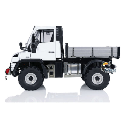 1/10 4X4 RC Car Off-Road Vehicle UNI U423 Winch Construction Truck 2-Speed Transmission Brushed Motor ESC Differential Lock
