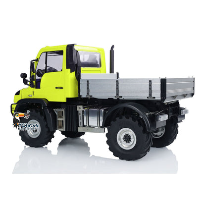 1/10 4X4 RC Car Off-Road Vehicle UNI U423 Winch Construction Truck 2-Speed Transmission Brushed Motor ESC Differential Lock