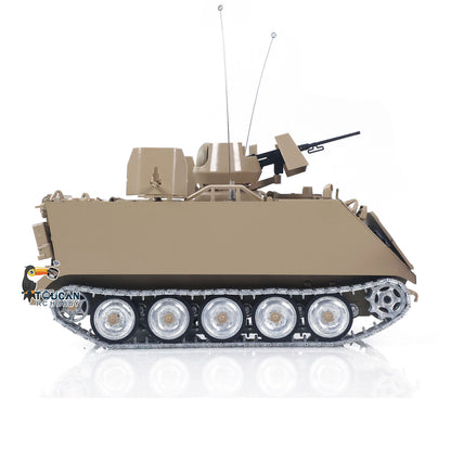 TOUCAN RC HOBBY Fast Free Shipping TD 1/16 RC Tank M2412-B M113A1 ACAV 360 Degree Turret Rotation Infrared System Metal Tracks Wheels Gearbox Smoke Unit Radio Control Military Model