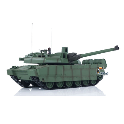 1/16 Tongde RC Panzer H2408 Leclerc Kampfpanzer RTR Infrarot BB Schießen Barrel Rückstoß 320 Grad Elektrisches Spielzeugmodell Batterie