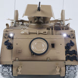 TD 1/16 RC Tank M2412-B M113A1 ACAV 360 Turret Rotation Infrared Metal Wheels Gearbox Smoke Unit Radio Control Military Model