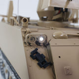TD 1/16 RC Tank M2412-B M113A1 ACAV 360 Turret Rotation Infrared Metal Wheels Gearbox Smoke Unit Radio Control Military Model