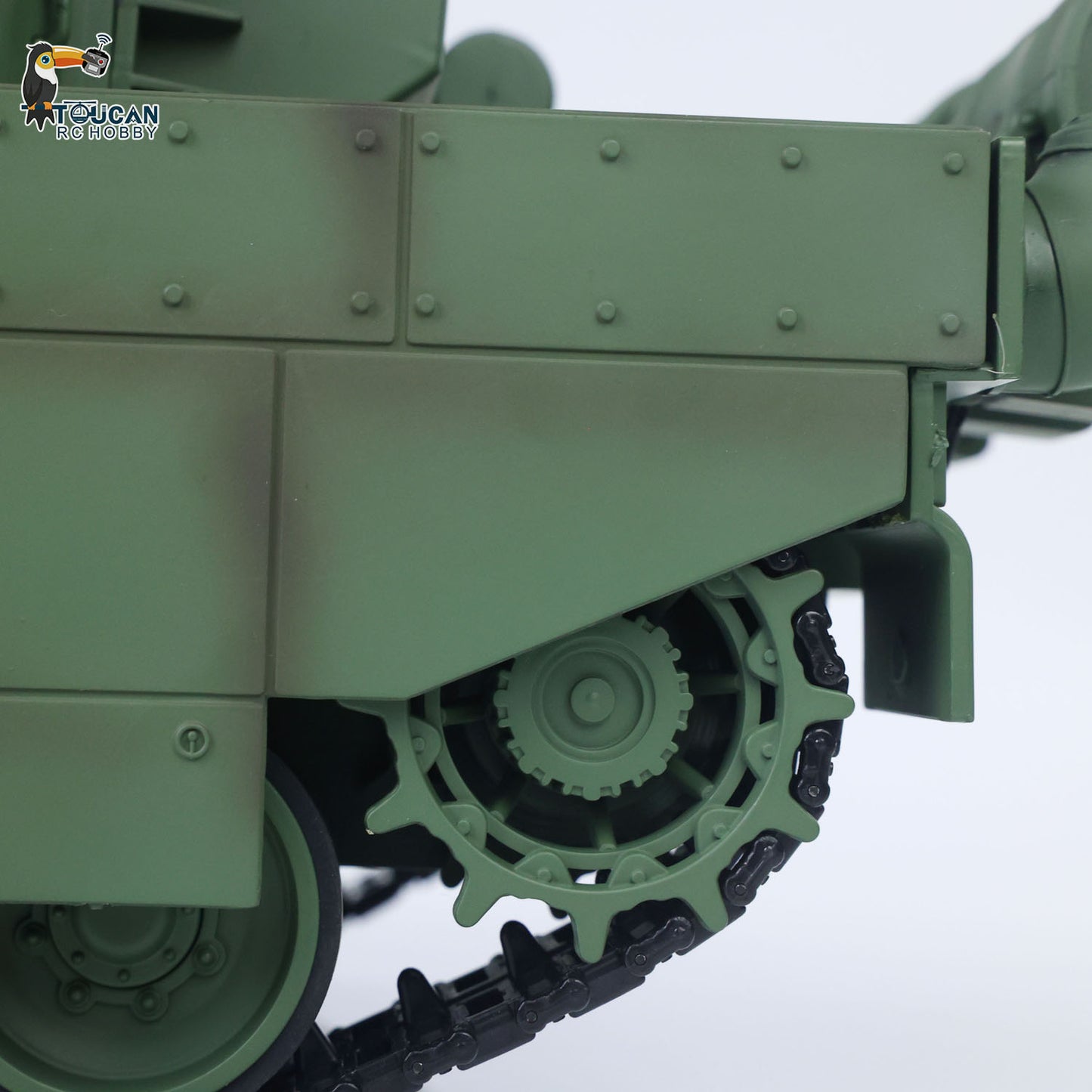 TD 1/16 RC Militärpanzer H2408 Leclerc Kampfpanzer Metallantriebsrad Laufradgetriebe Infrarot BB Laufrückstoß Raucheinheit