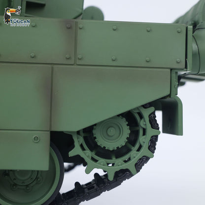 TD 1/16 RC Militärpanzer H2408 Leclerc Kampfpanzer Metallantriebsrad Laufradgetriebe Infrarot BB Laufrückstoß Raucheinheit