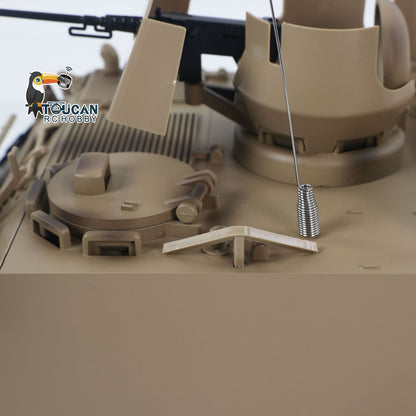 TOUCAN RC HOBBY Fast Free Shipping TD 1/16 RC Tank M2412-B M113A1 ACAV 360 Degree Turret Rotation Infrared System Metal Tracks Wheels Gearbox Smoke Unit Radio Control Military Model