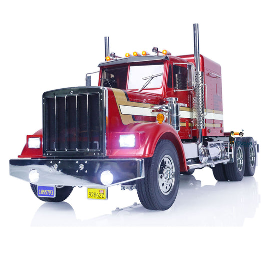 Metal Painted Assembled 1/14 6*4 RTR RC Truck 56301 Remote Control Tractor DIY Hobby Models Cars Sound Light System