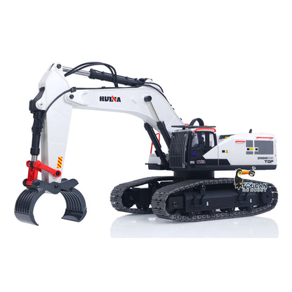 TOUCAN RC HOBBY 1/14 HUINA RC Metal Excavator Model Toys 1594 Radio Control Digger Light Sound Battery