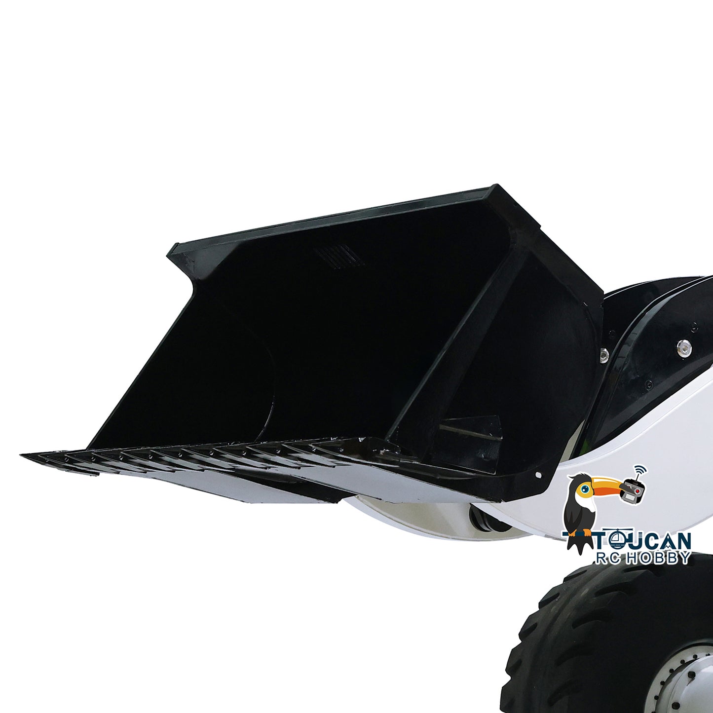 Toucanhobby L2350 1/14 Metal RC Hydraulic Loader Heavy Duty Giant Model Smoke Unit FlySky ST8 Remote Controller for Model Enthusiasts