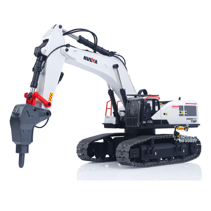 TOUCAN RC HOBBY 1/14 HUINA RC Metal Excavator Model Toys 1594 Radio Control Digger Light Sound Battery