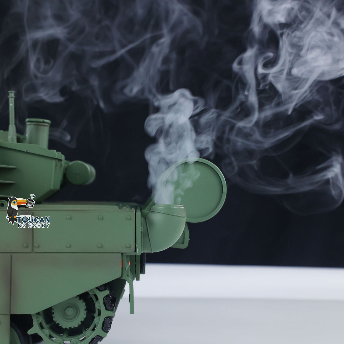 1/16 Tongde RC Panzer H2408 Leclerc Kampfpanzer RTR Infrarot BB Schießen Barrel Rückstoß 320 Grad Elektrisches Spielzeugmodell Batterie
