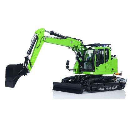Verbesserter 1/14 RC Hydraulikbagger LR 914 5-Wege-Ventil Elektrobagger Modell RTR Baufahrzeug Frsky X14 Funkbatterie