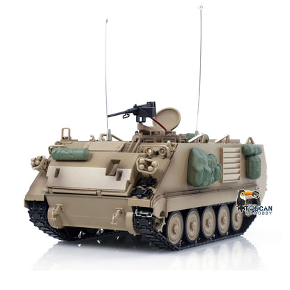 TOUCAN RC HOBBY Fast Free Shipping Tongde 1/16 RC Military Tank M2412-C M113A2 APC Turret Rotation 360 Degree Infrared LED Light Sound System Remote Control Electric Toy Model