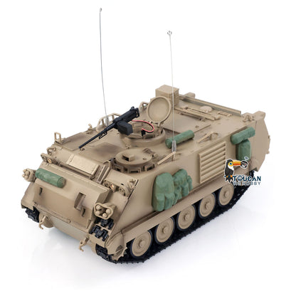 TOUCAN RC HOBBY Fast Free Shipping Tongde 1/16 RC Military Tank M2412-C M113A2 APC Turret Rotation 360 Degree Infrared LED Light Sound System Remote Control Electric Toy Model