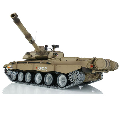 Henglong 1/16 TK7.0 Customize 3908 Challenger II RTR RC Tank FPV 360 Degrees Turret IR BB Smoke Metal Tracks Road Drive Idler Wheels