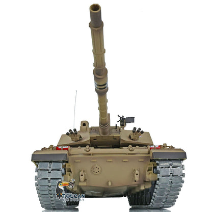 Henglong 1/16 2.4G TK7.0 British Challenger II 3908 RTR RC Tank 360 Degree Turret BB IR Smoke Metal Tracks Sprockets Idlers Road Wheels