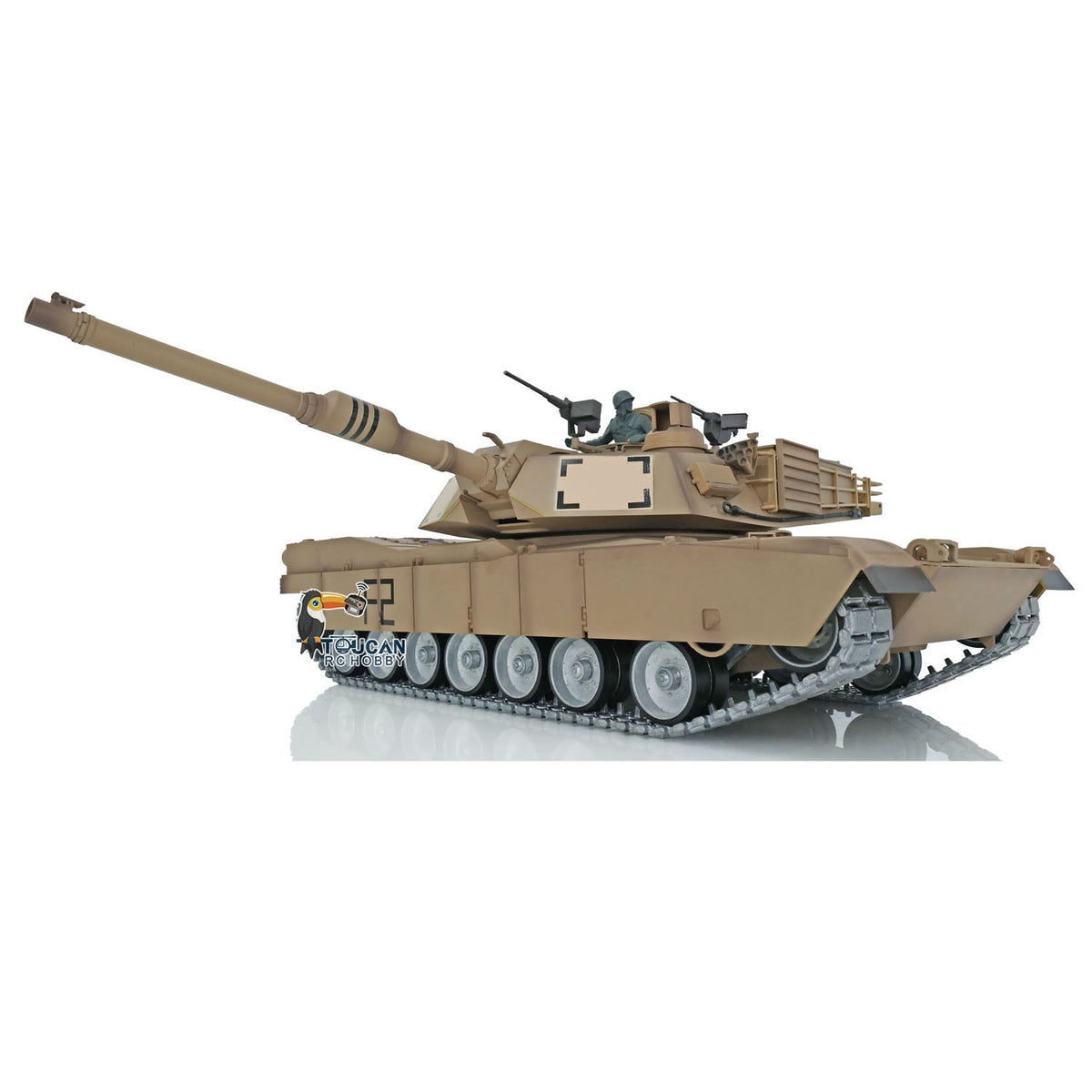 Henglong 1/16 TK7.0 Professional 3918 USA Abrams RTR RC Tank 360 Degrees Turret Barrel Recoil BB IR Smoke Metal Sprockets Idlers Road Wheels