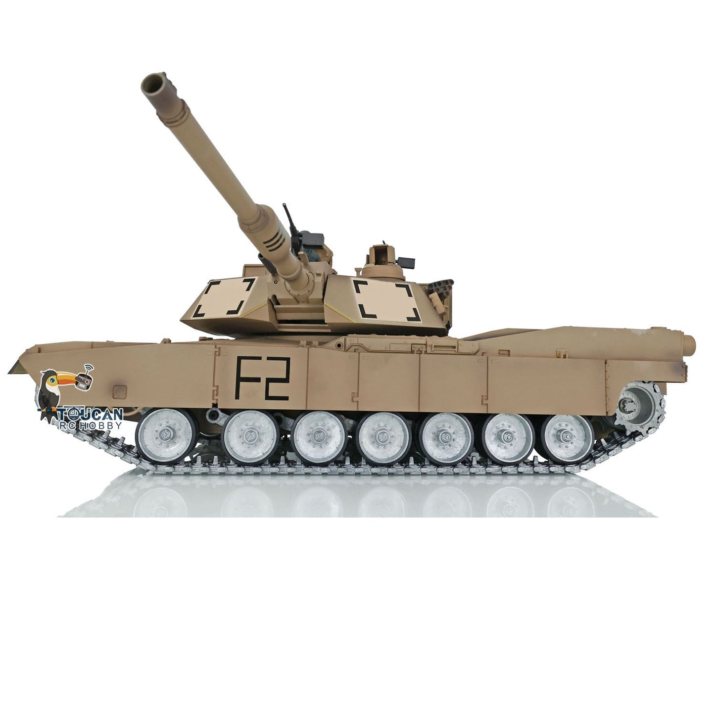 Henglong 1/16 TK7.0 Professional 3918 USA Abrams RTR RC Tank 360 Degrees Turret Barrel Recoil BB IR Smoke Metal Sprockets Idlers Road Wheels