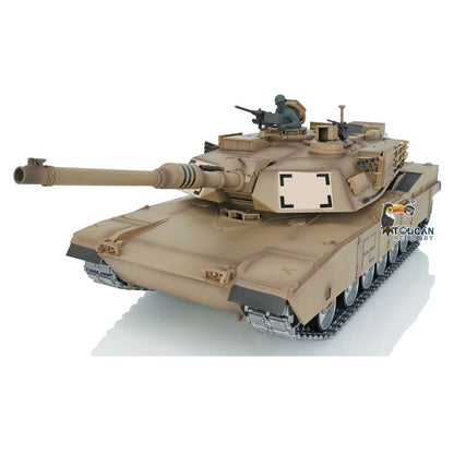 HengLong 3918 RTR RC Tank Full Metal Chassis With Plastic Hull TK7.1 Leopard2A6 M1A2 Sound Main Board with 360 Degrees Turret Barrel Recoil BB