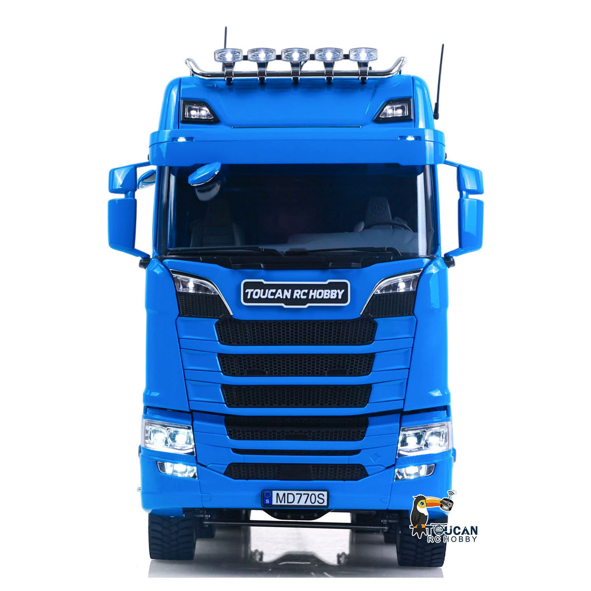 In Stock TOUCAN RC HOBBY 1/14 8x8 Remote Control Tractor Truck 2Speed Transmission RC Lorry Engineering Vehicle Metal Chassis Light Sound System