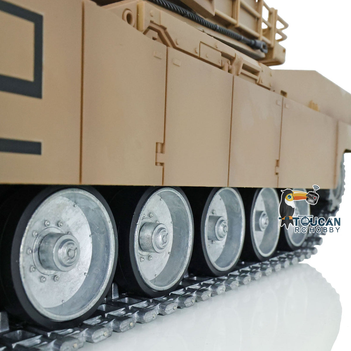 Henglong 1/16 TK7.0 Professional 3918 USA Abrams RTR RC Tank 360 Degrees Turret Barrel Recoil BB IR Smoke Metal Sprockets Idlers Road Wheels