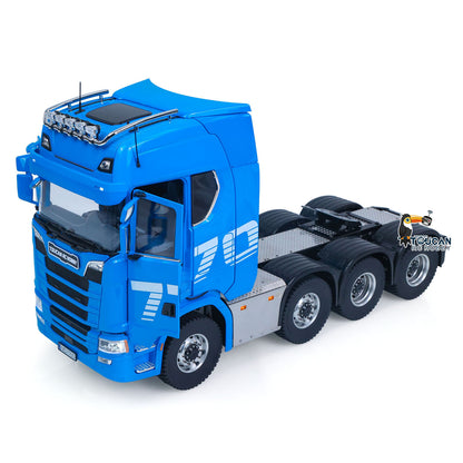 In Stock TOUCAN RC HOBBY 1/14 8x8 Remote Control Tractor Truck 2Speed Transmission RC Lorry Engineering Vehicle Metal Chassis Light Sound System