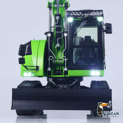 Verbesserter 1/14 RC Hydraulikbagger LR 914 5-Wege-Ventil Elektrobagger Modell RTR Baufahrzeug Frsky X14 Funkbatterie