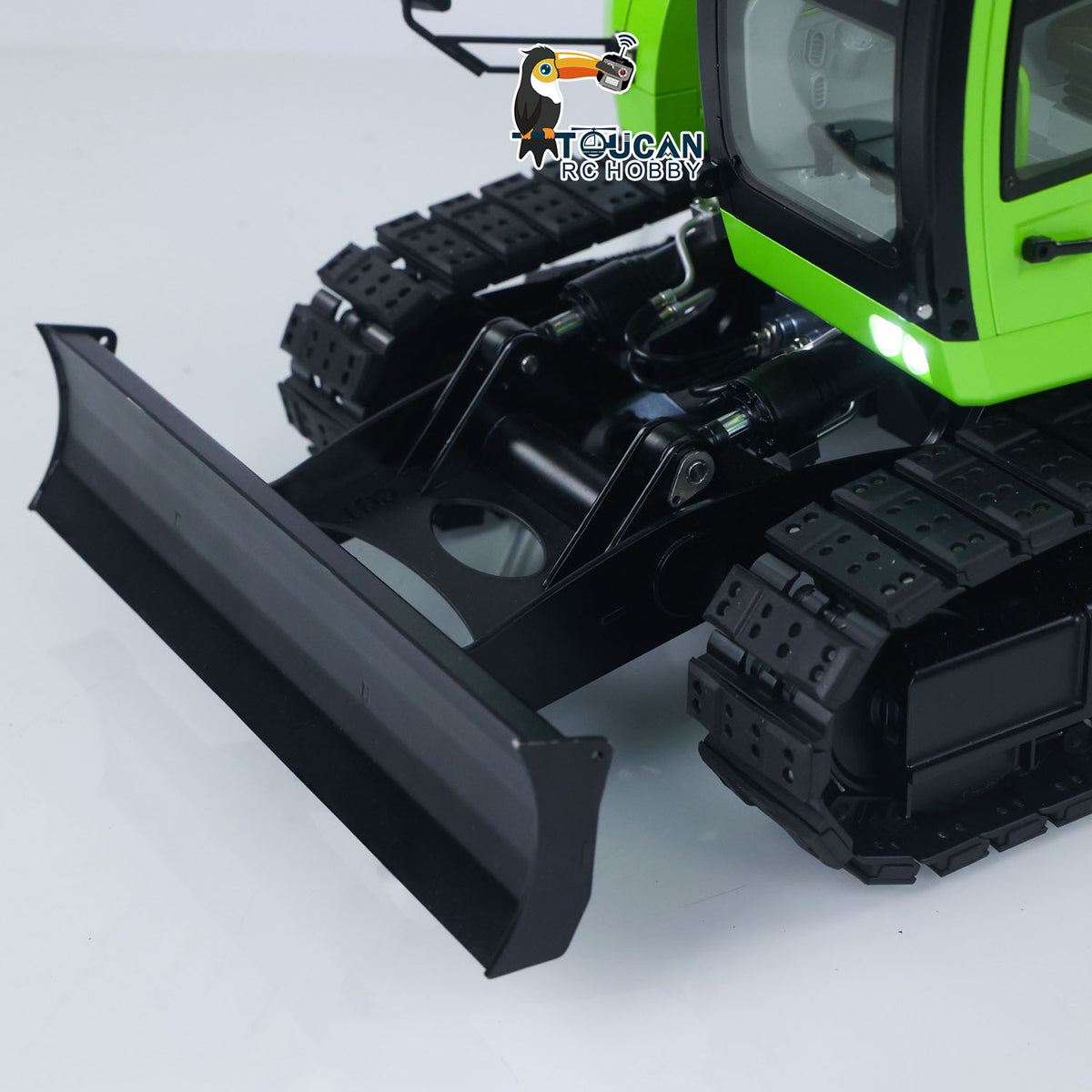 Verbesserter 1/14 RC Hydraulikbagger LR 914 5-Wege-Ventil Elektrobagger Modell RTR Baufahrzeug Frsky X14 Funkbatterie