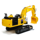 1/8 Scale RC Metal Tracked Hydraulic Heavy Excavator PC1250 Huge Duty Construction Vehicle Light I6S Remote Control