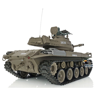 Henglong 1/16 Plastic TK7.0 USA Walker Bulldog 3839 RTR RC Tank FPV 360 Degrees Turret Smoke BB IR Sounds Lights Steel Driving Gearbox