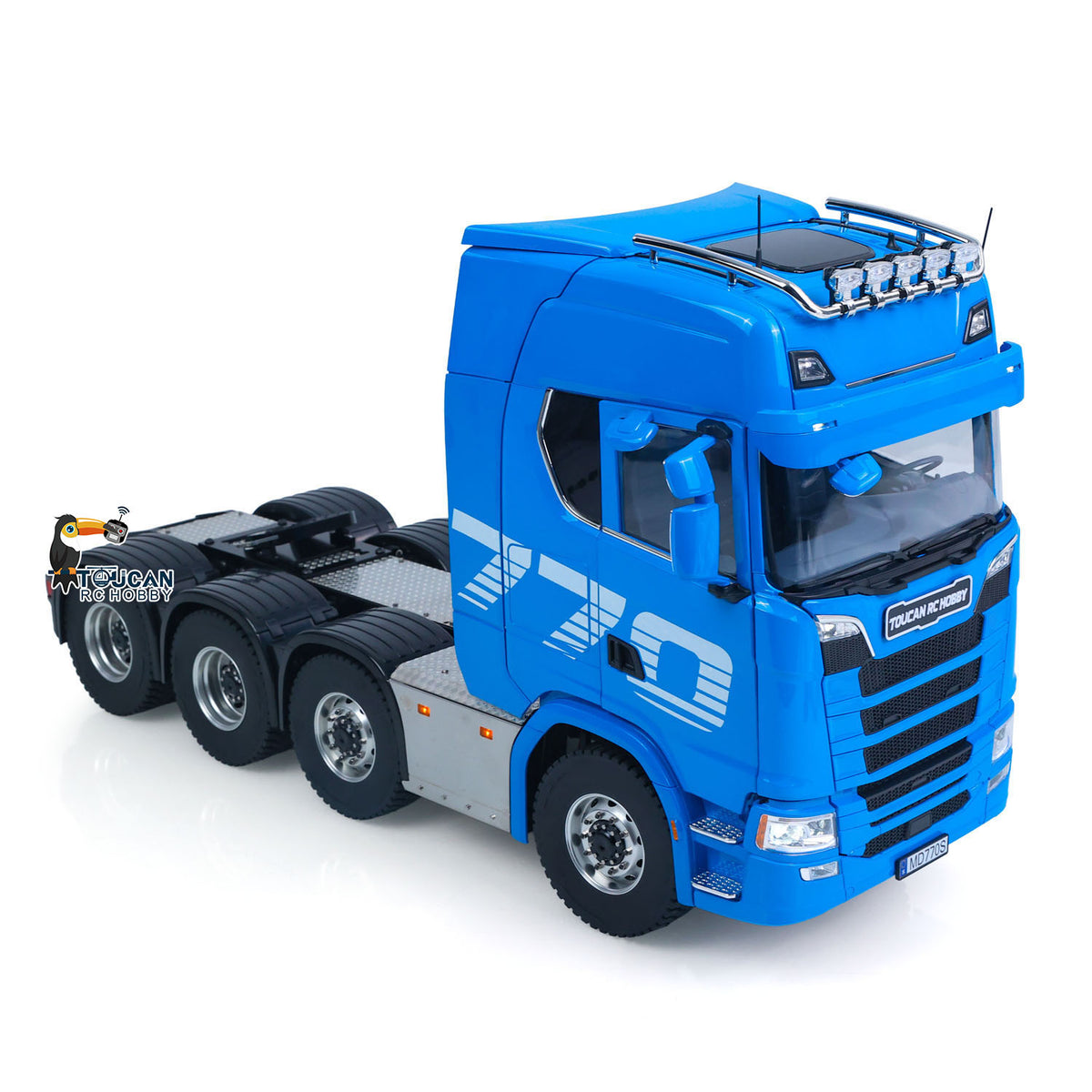 In Stock TOUCAN RC HOBBY 1/14 8x8 Remote Control Tractor Truck 2Speed Transmission RC Lorry Engineering Vehicle Metal Chassis Light Sound System