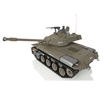 Henglong 1/16 Plastic TK7.0 USA Walker Bulldog 3839 RTR RC Tank FPV 360 Degrees Turret Smoke BB IR Sounds Lights Steel Driving Gearbox