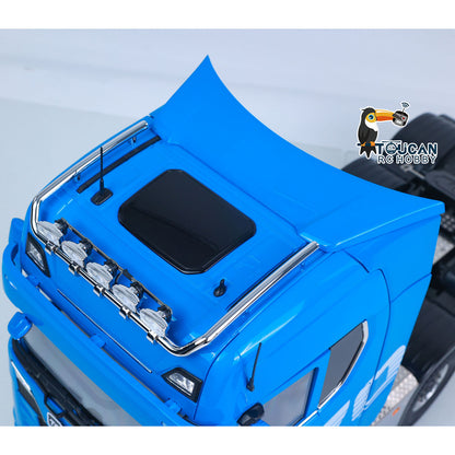 In Stock TOUCAN RC HOBBY 1/14 8x8 Remote Control Tractor Truck 2Speed Transmission RC Lorry Engineering Vehicle Metal Chassis Light Sound System