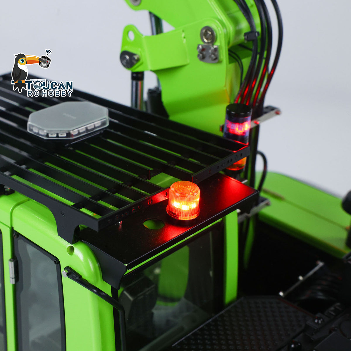 Verbesserter 1/14 RC Hydraulikbagger LR 914 5-Wege-Ventil Elektrobagger Modell RTR Baufahrzeug Frsky X14 Funkbatterie