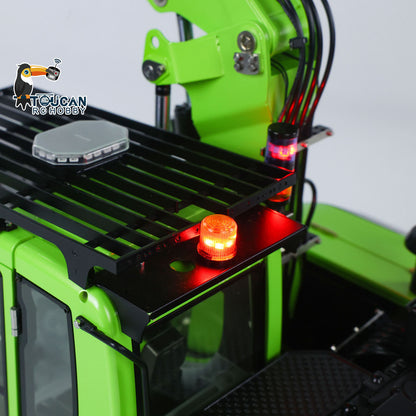 Verbesserter 1/14 RC Hydraulikbagger LR 914 5-Wege-Ventil Elektrobagger Modell RTR Baufahrzeug Frsky X14 Funkbatterie