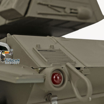 Henglong 1/16 Plastic TK7.0 USA Walker Bulldog 3839 RTR RC Tank FPV 360 Degrees Turret Smoke BB IR Sounds Lights Steel Driving Gearbox