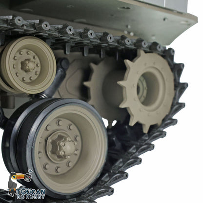 Henglong 1/16 TK7.0 Plastic 3838 USA M26 Pershing 3839 Walker Bulldog M41A3 RTR RC Tank Armored Vehicle Model IR BB 360 Degrees Turret Smoke