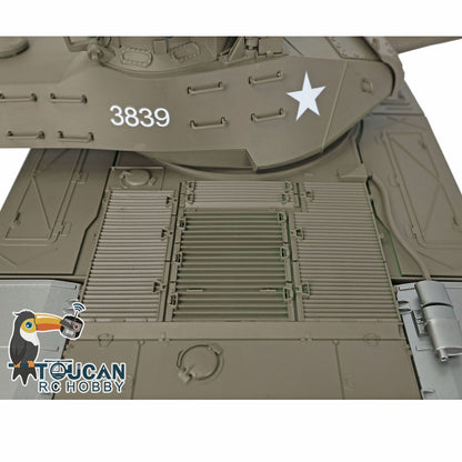 Henglong 1/16 TK7.0 3839 USA Walker Bulldog RTR RC Tank FPV 360 Degrees Turret IR BB Smoke Metal Sprockets Idlers Road Wheels Gearbox Tracks